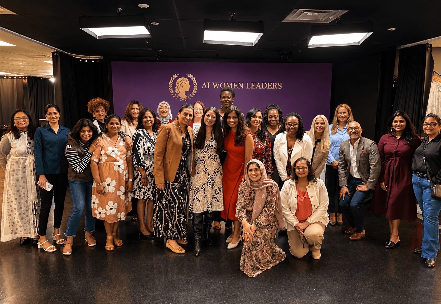 AI Women Leaders community gathered together